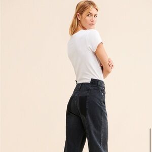 Agolde Black Pieced Luna Jeans